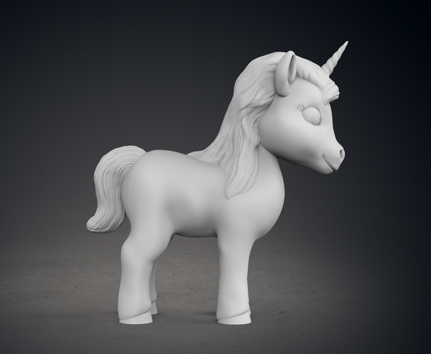 Cute Unicorn 3D Print 549589