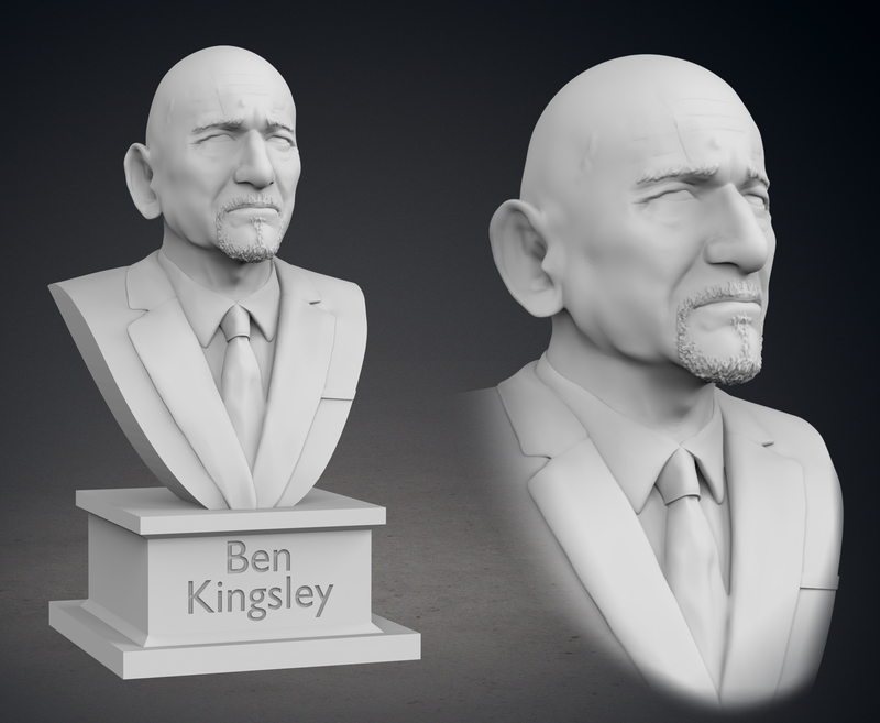 Ben Kinsgley Bust
