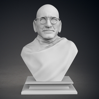Ben Kingsley as Gandhi Bust - Thumbnail 2