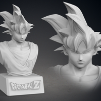 Son Goku Bust - Thumbnail 1