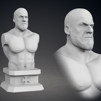 Triple H Bust - Current Version - Thumbnail 1