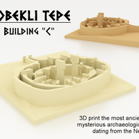 Small Gobekli Tepe Building C 3D Printing 54979