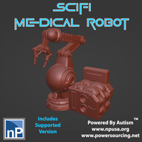 Small Modern Marvels - Cyberpunk/SciFi Medical Robot 3D Printing 549800