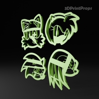​Sonic Cookie Cutter set - Thumbnail 3