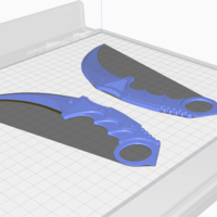 Karambit knife CSGO 3D print - Thumbnail 1