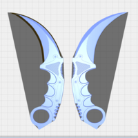Karambit knife CSGO 3D print - Thumbnail 2