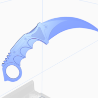 Karambit knife CSGO 3D print - Thumbnail 3