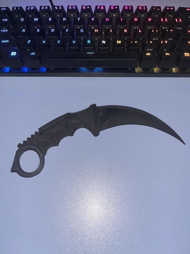 Karambit knife CSGO 3D print