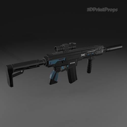 Kilo 141 Cerulean assault rifle 3D Print 549994