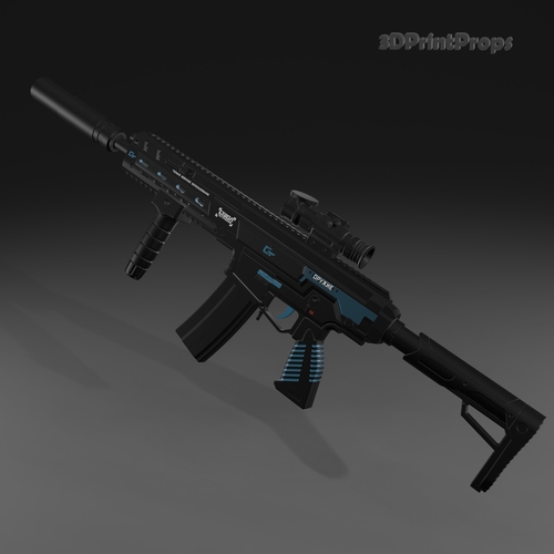 Kilo 141 Cerulean assault rifle 3D Print 549997