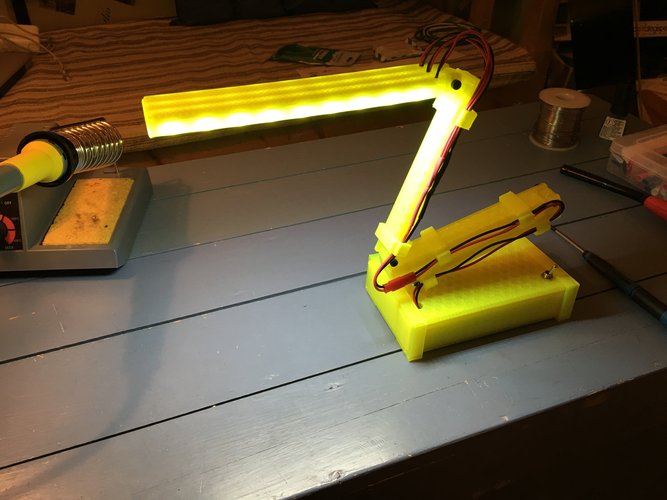 Berkas Battery LED-Lamp 3D Print 55001