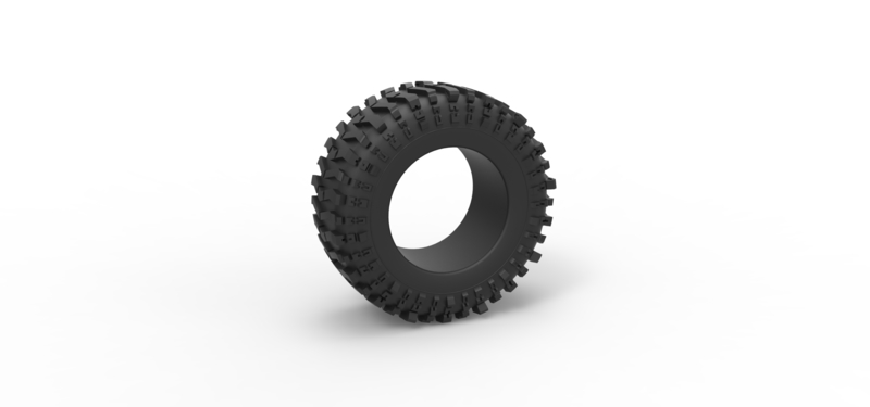 Offroad tire 131 Scale 1:25