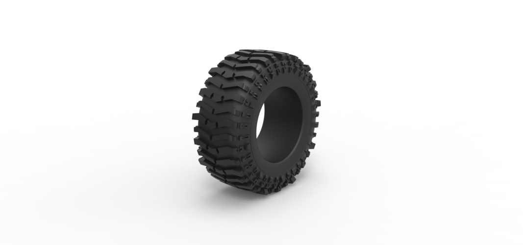 Offroad tire 131 Scale 1:25 3D Print 550040