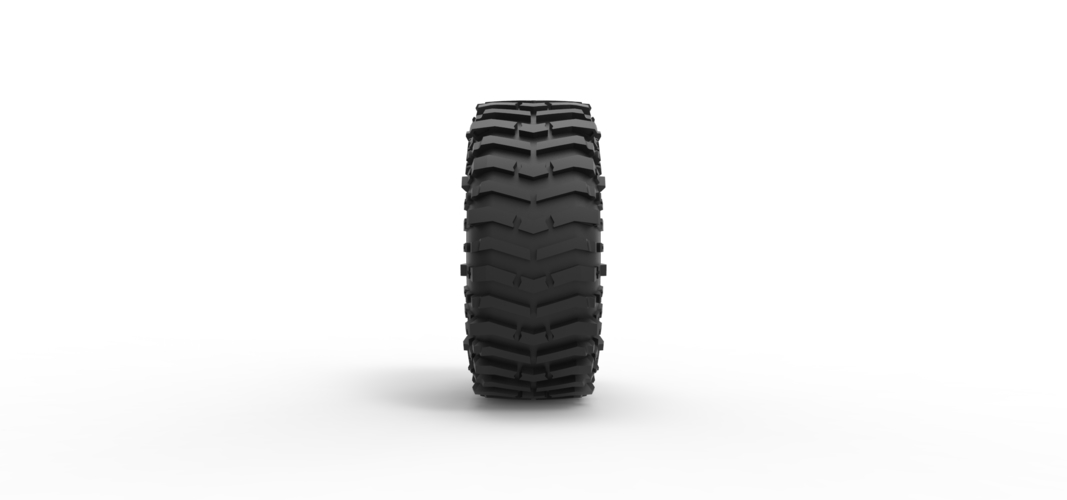 Offroad tire 131 Scale 1:25 3D Print 550042