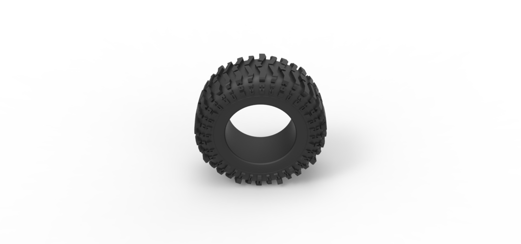 Offroad tire 131 Scale 1:25 3D Print 550044