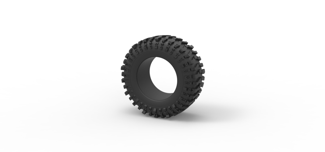 Offroad tire 131 Scale 1:25 3D Print 550045