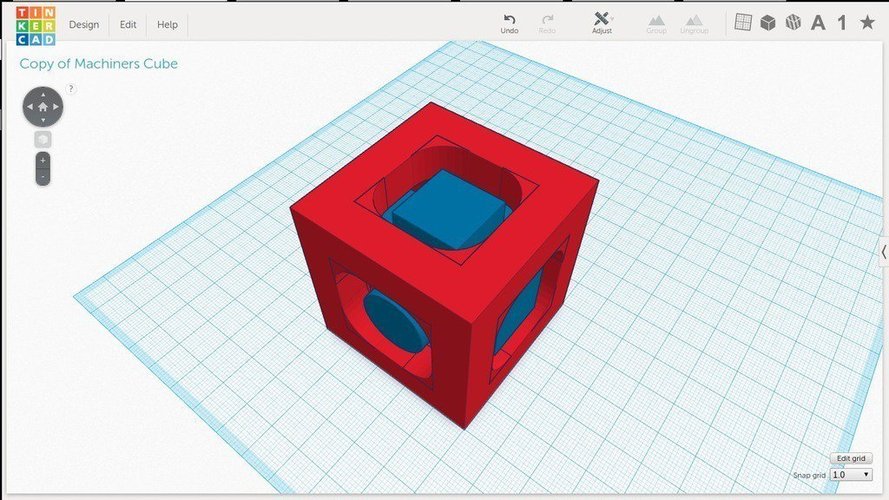 Machiners Cube 3D Print 55019