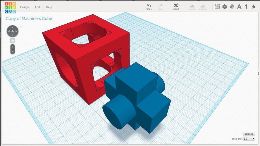 Machiners Cube 3D Print 55020