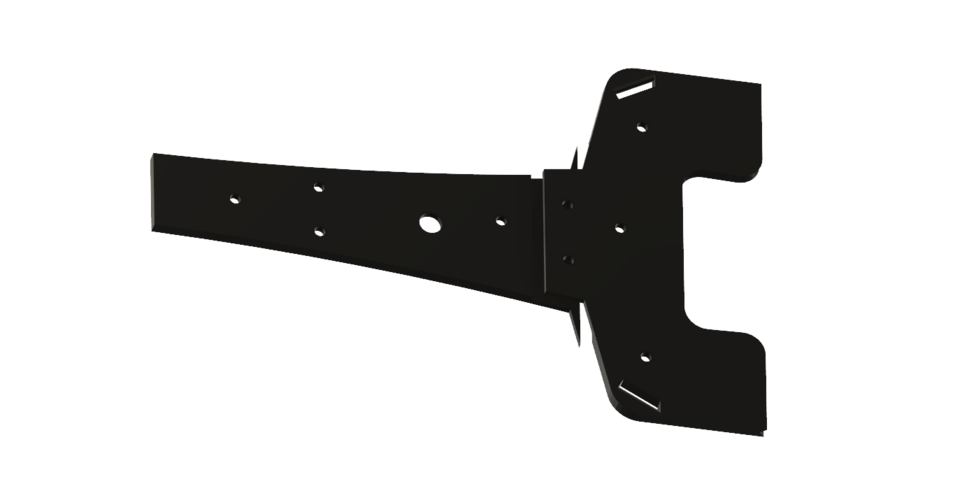 Split Chassis Plates for OpenRC F1 3D Print 55024