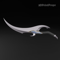 Small ​Baruka Dagger Solo Leveling 3D Printing 550684