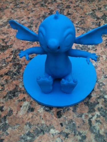 3D Printed Stitch Action Figure Statue by XeratDragons | Pinshape