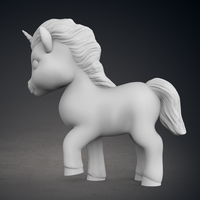 Cute Unicorn Version 2 - Thumbnail 5