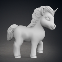 Cute Unicorn Version 2 - Thumbnail 9