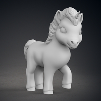 Cute Unicorn Version 2 - Thumbnail 10