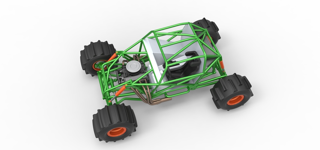 Formula Off Road Version 2 Base Scale 1:25 3D Print 550766