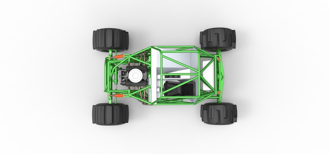 Formula Off Road Version 2 Base Scale 1:25 3D Print 550773