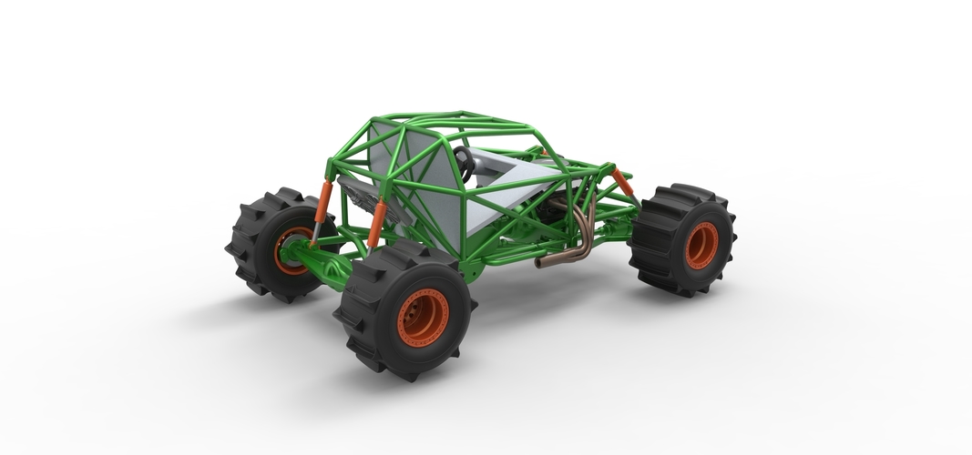 Formula Off Road Version 2 Base Scale 1:25 3D Print 550780