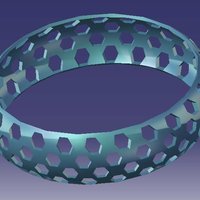 Small round bracelet 3D Printing 55083