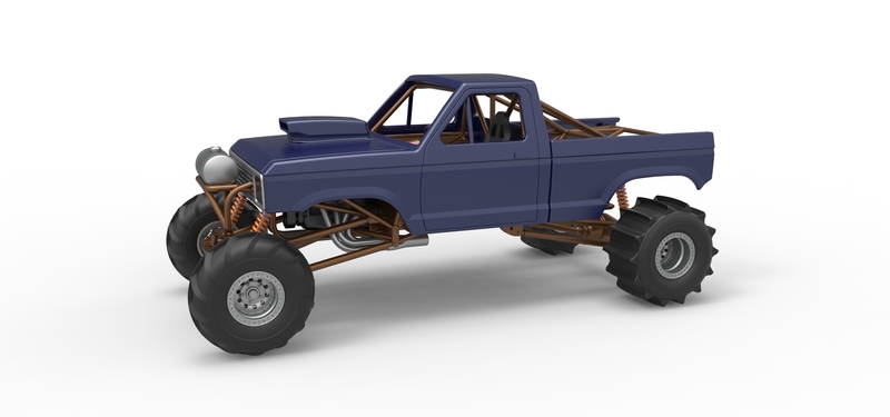 Mud dragster Version 2 Scale 1:25