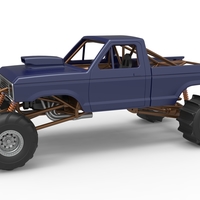 Mud dragster Version 2 Scale 1:25 - Thumbnail 1