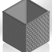 Square pencil case with brick imitation - Thumbnail 4