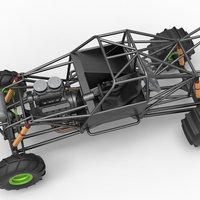 Mud dragster Base Scale 1:25 - Thumbnail 4