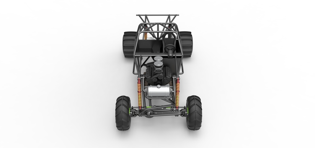 Mud dragster Base Scale 1:25 3D Print 551090