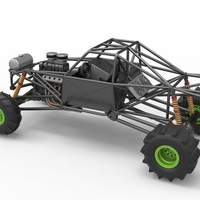 Mud dragster Base Scale 1:25 - Thumbnail 12