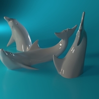Swimming Dolphins - Thumbnail 3