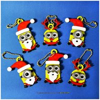 Minions Keychain / Magnets -Christmas cute version - Thumbnail 2