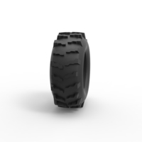 Mud dragster front tire 4 Scale 1:25 - Thumbnail 3