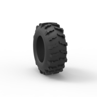 Mud dragster front tire 4 Scale 1:25 - Thumbnail 8