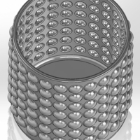 Round pen cup with convex and concave balls - Thumbnail 3