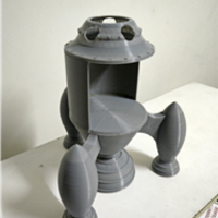 Small Modular Rocket Ship 3D Printing 55128