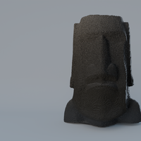Moai Statue, Stylized Blocks - Thumbnail 18