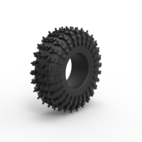 Offroad tire 132 Scale 1:25 - Thumbnail 2