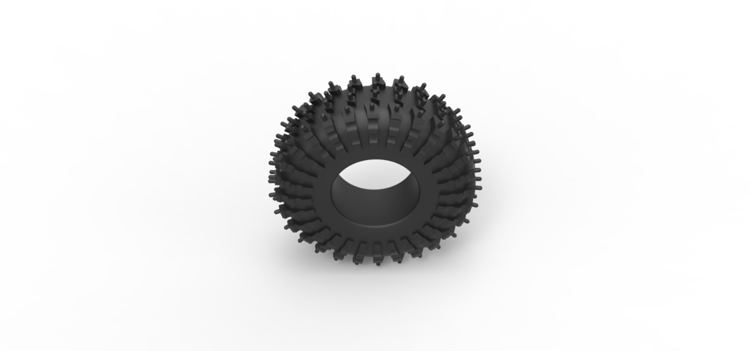 Offroad tire 132 Scale 1:25 3D Print 551342