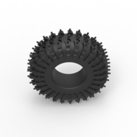 Offroad tire 132 Scale 1:25 - Thumbnail 6