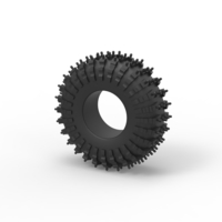 Offroad tire 132 Scale 1:25 - Thumbnail 7