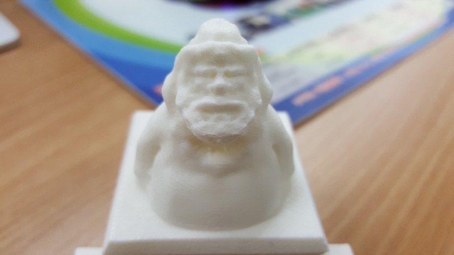 Santa Christmas Statue 3D Print 55136